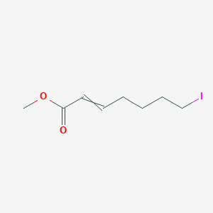 molecular formula C8H13IO2 B12557544 Methyl 7-iodohept-2-enoate CAS No. 148192-28-3