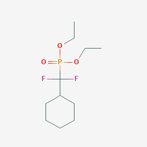 Phosphonic acid, (cyclohexyldifluoromethyl)-, diethyl ester