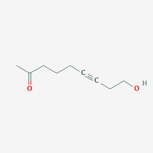 9-Hydroxynon-6-YN-2-one