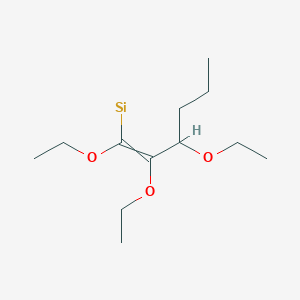 molecular formula C12H23O3Si B12557627 CID 78061384 