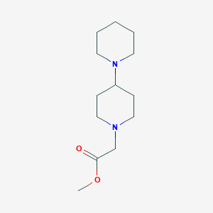 molecular formula C13H24N2O2 B12557634 Methyl ([1,4'-bipiperidin]-1'-yl)acetate CAS No. 174634-03-8