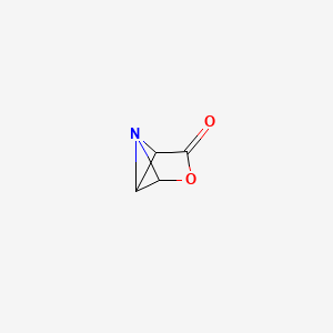 molecular formula C4H3NO2 B12557649 3-Oxa-1-azatricyclo[3.1.0.0~2,6~]hexan-4-one CAS No. 158599-54-3