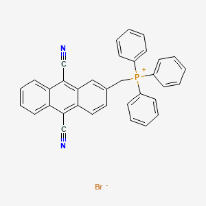 Phosphonium, [(9,10-dicyano-2-anthracenyl)methyl]triphenyl-, bromide