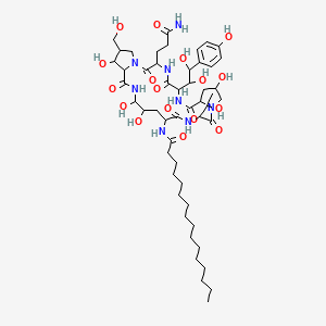 molecular formula C51H82N8O17 B1255768 Cryptocandin 