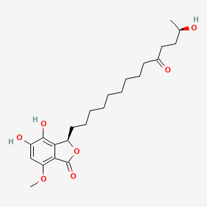 molecular formula C23H34O7 B1255774 6-Hydroxysporotricale 