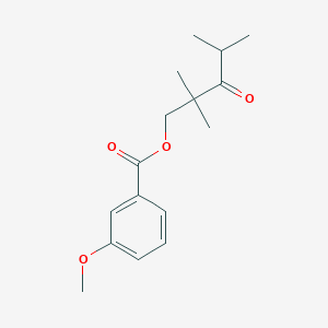 2,2,4-Trimethyl-3-oxopentyl 3-methoxybenzoate