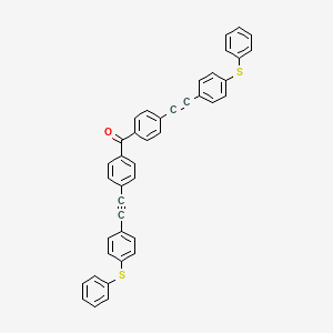 Methanone, bis[4-[[4-(phenylthio)phenyl]ethynyl]phenyl]-