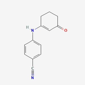 4-[(3-Oxo-1-cyclohexenyl)amino]benzonitrile