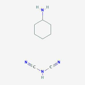 Cyanocyanamide;cyclohexanamine