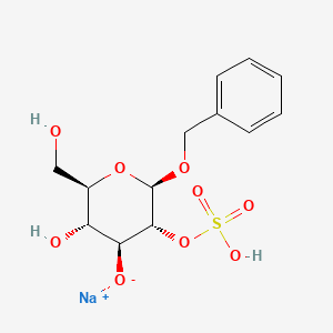 molecular formula C13H17NaO9S B12557832 Salvadoside CAS No. 143522-29-6