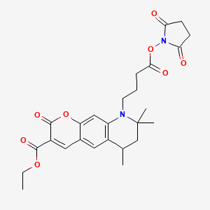 molecular formula C26H30N2O8 B1255784 Atto 425-NHS 酯 CAS No. 892156-28-4