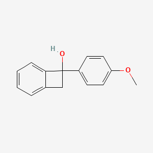 7-(4-Methoxyphenyl)bicyclo[4.2.0]octa-1,3,5-trien-7-ol