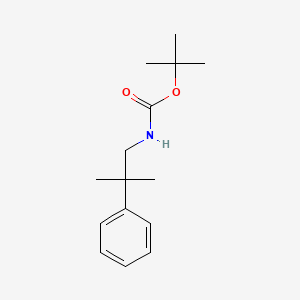 molecular formula C15H23NO2 B12557870 tert-Butyl (2-methyl-2-phenylpropyl)carbamate CAS No. 149423-67-6