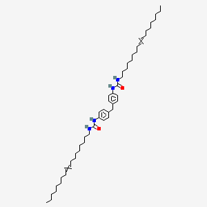 molecular formula C51H84N4O2 B12557901 1-Octadec-9-enyl-3-[4-[[4-(octadec-9-enylcarbamoylamino)phenyl]methyl]phenyl]urea CAS No. 178699-05-3