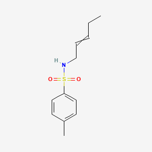 4-Methyl-N-(pent-2-en-1-yl)benzene-1-sulfonamide