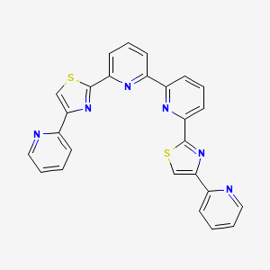 6,6'-Bis[4-(pyridin-2-yl)-1,3-thiazol-2-yl]-2,2'-bipyridine