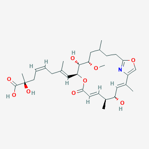 molecular formula C31H45NO9 B1255795 Leiodelide A 