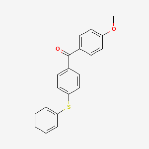 molecular formula C20H16O2S B12557970 (4-Methoxyphenyl)[4-(phenylsulfanyl)phenyl]methanone CAS No. 143022-78-0