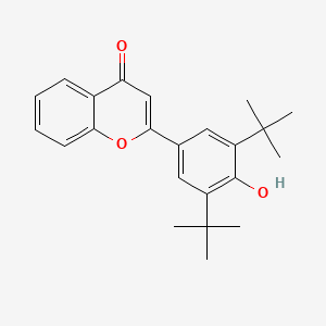 4H-1-Benzopyran-4-one, 2-[3,5-bis(1,1-dimethylethyl)-4-hydroxyphenyl]-