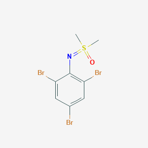 1,3,5-Tribromo-2-{[dimethyl(oxo)-lambda~6~-sulfanylidene]amino}benzene