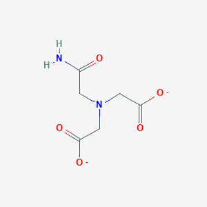 molecular formula C6H8N2O5-2 B1255799 2,2'-[(2-Amino-2-oxoethyl)imino]diacetate(2-) 