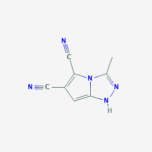 3-Methyl-1H-pyrrolo[2,1-c][1,2,4]triazole-5,6-dicarbonitrile