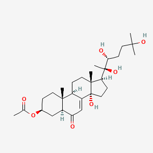 molecular formula C29H46O7 B1255805 2-Deoxy-20-hydroxy-5alpha-ecdysone 3-acetate 