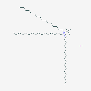 molecular formula C52H108IN B12558065 N-tert-Butyl-N,N-dihexadecylhexadecan-1-aminium iodide CAS No. 144865-55-4