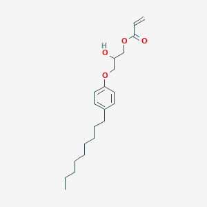 2-Hydroxy-3-(4-nonylphenoxy)propyl prop-2-enoate