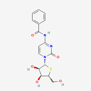 Cytidine, N-benzoyl-4'-thio-