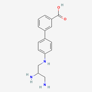 molecular formula C16H19N3O2 B12558097 4'-[(2,3-Diaminopropyl)amino][1,1'-biphenyl]-3-carboxylic acid CAS No. 181045-72-7