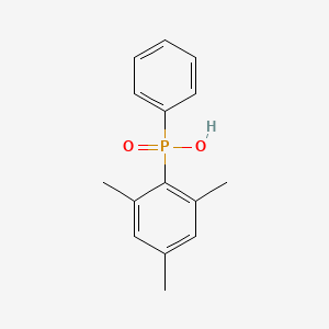 molecular formula C15H17O2P B12558108 Phenyl(2,4,6-trimethylphenyl)phosphinic acid CAS No. 142087-69-2