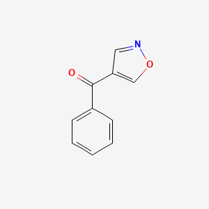 molecular formula C10H7NO2 B12558115 4-Isoxazolylphenylmethanone CAS No. 179123-87-6