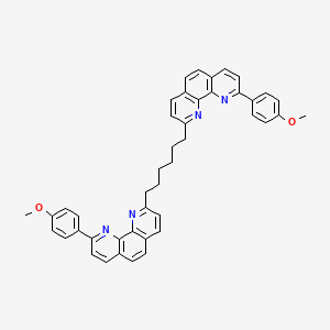 2,2'-(Hexane-1,6-diyl)bis[9-(4-methoxyphenyl)-1,10-phenanthroline]