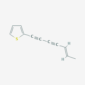 molecular formula C11H8S B1255815 Xanthopappin A 