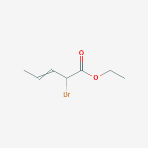 Ethyl 2-bromopent-3-enoate