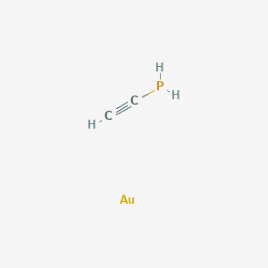 molecular formula C2H3AuP B12558252 Ethynylphosphane--gold (1/1) CAS No. 193358-81-5