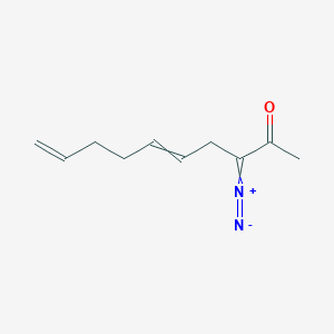 3-Diazoniodeca-2,5,9-trien-2-olate