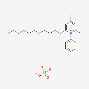 2,4-Dimethyl-1-phenyl-6-undecylpyridin-1-ium perchlorate