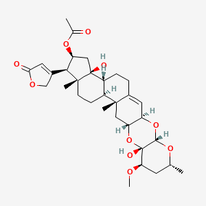 molecular formula C32H44O10 B1255829 elaeodendroside T 