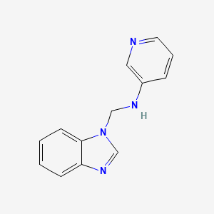 1H-Benzimidazole-1-methanamine, N-3-pyridinyl-