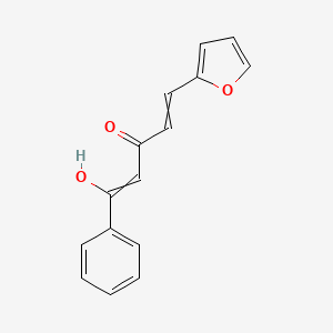 5-(Furan-2-yl)-1-hydroxy-1-phenylpenta-1,4-dien-3-one