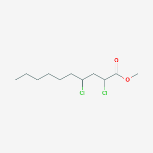 molecular formula C11H20Cl2O2 B12558334 Methyl 2,4-dichlorodecanoate CAS No. 188964-99-0