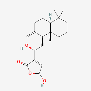 molecular formula C20H30O4 B1255836 zerumin B 
