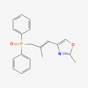 4-[3-(Diphenylphosphoryl)-2-methylprop-1-en-1-yl]-2-methyl-1,3-oxazole