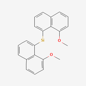 molecular formula C22H18O2Si B12558396 Pubchem_15423209 CAS No. 189500-38-7