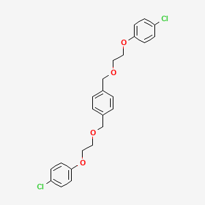 1,4-Bis[[2-(4-chlorophenoxy)ethoxy]methyl]benzene