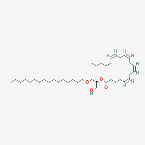 molecular formula C39H70O4 B1255842 1-Palmityl-2-arachidonoyl-sn-glycerol 
