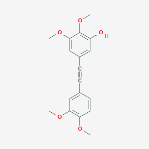 5-[(3,4-Dimethoxyphenyl)ethynyl]-2,3-dimethoxyphenol