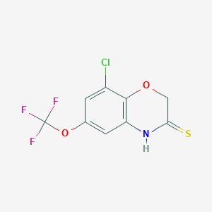 8-Chloro-6-(trifluoromethoxy)-2H-1,4-benzoxazine-3(4H)-thione